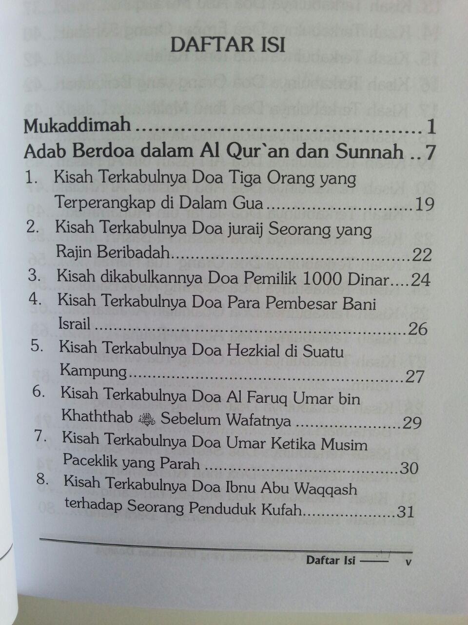 Buku 101 Kisah Orang-Orang Yang Dikabulkan Doanya isi 2