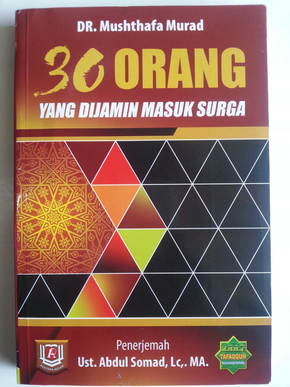 Buku 30 Orang Yang Dijamin Masuk Surga cover 2
