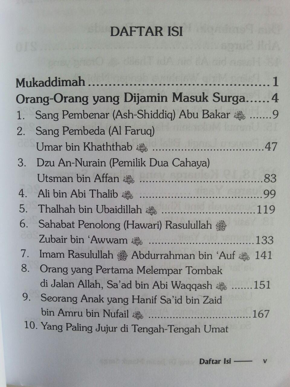 Buku 30 Orang Yang Dijamin Masuk Surga isi 2