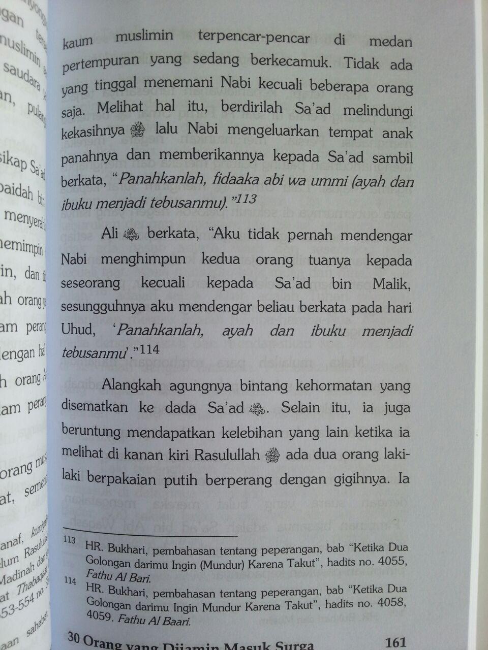 Buku 30 Orang Yang Dijamin Masuk Surga isi 3