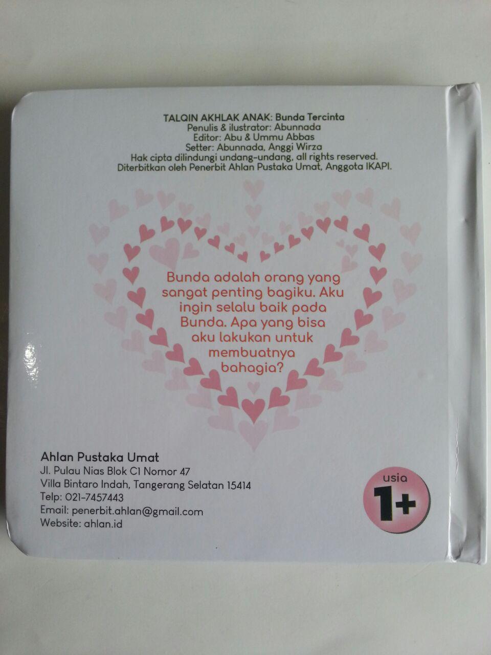 Buku Anak Talqin Akhlak Anak Bunda Tercinta cover