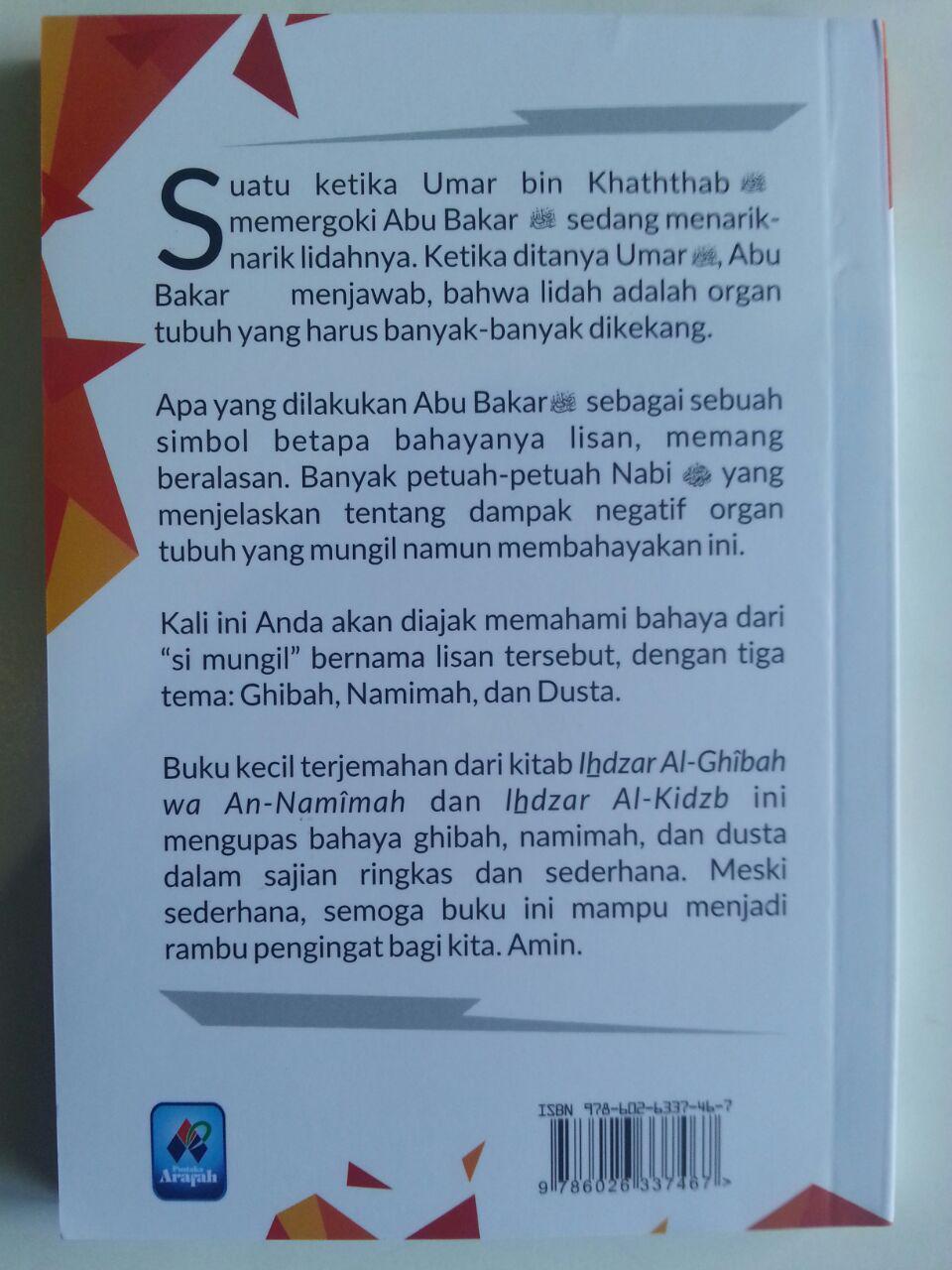 Buku Jerat-Jerat Lisan Lisan Mengupas Bahaya Ghibah Namimah cover