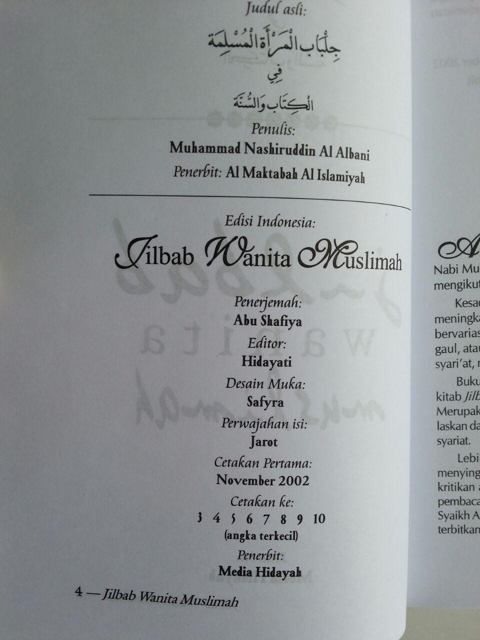 Buku Jilbab Wanita Muslimah isi