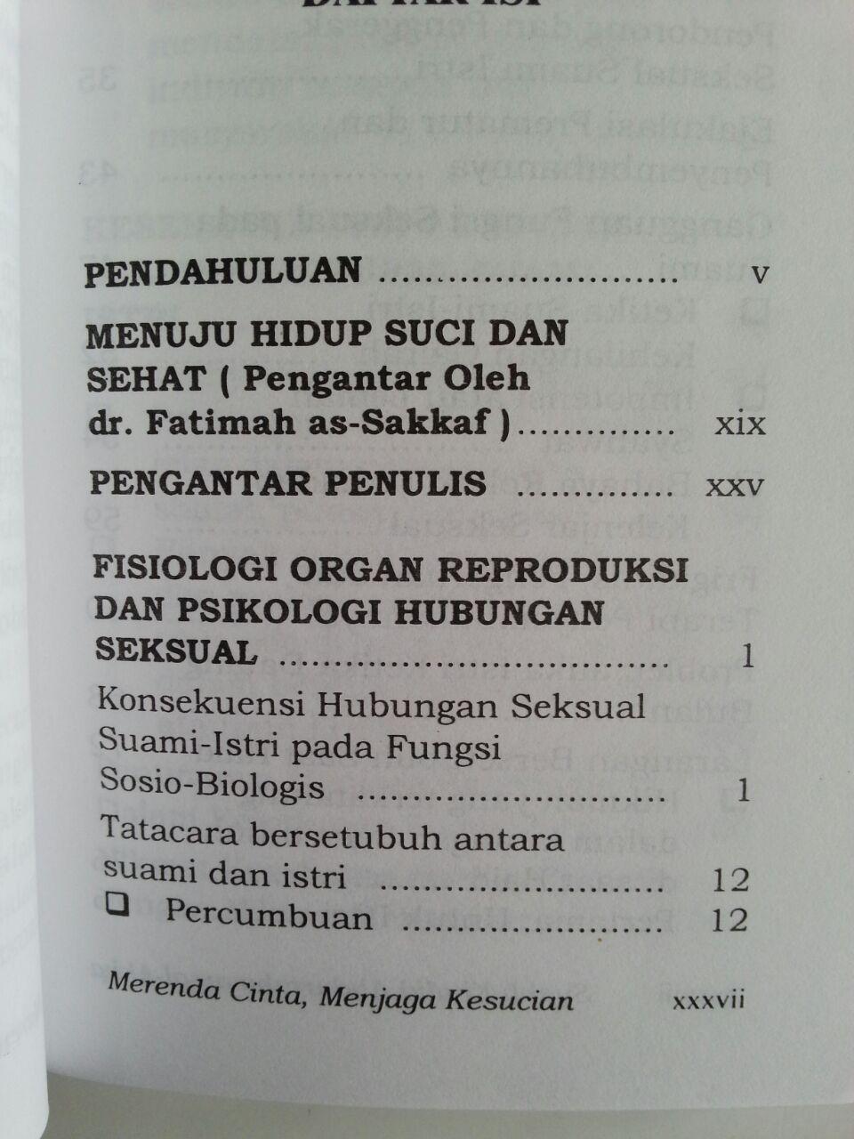 Buku Merenda Cinta Menjaga Kesucian Panduan Suami Istri isi