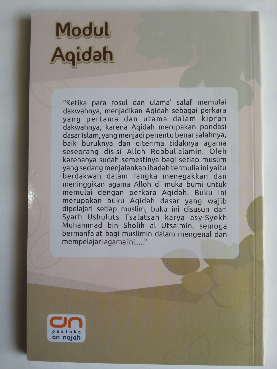 Buku Modul Aqidah Buku Pegangan Pengajaran Anak Islam cover