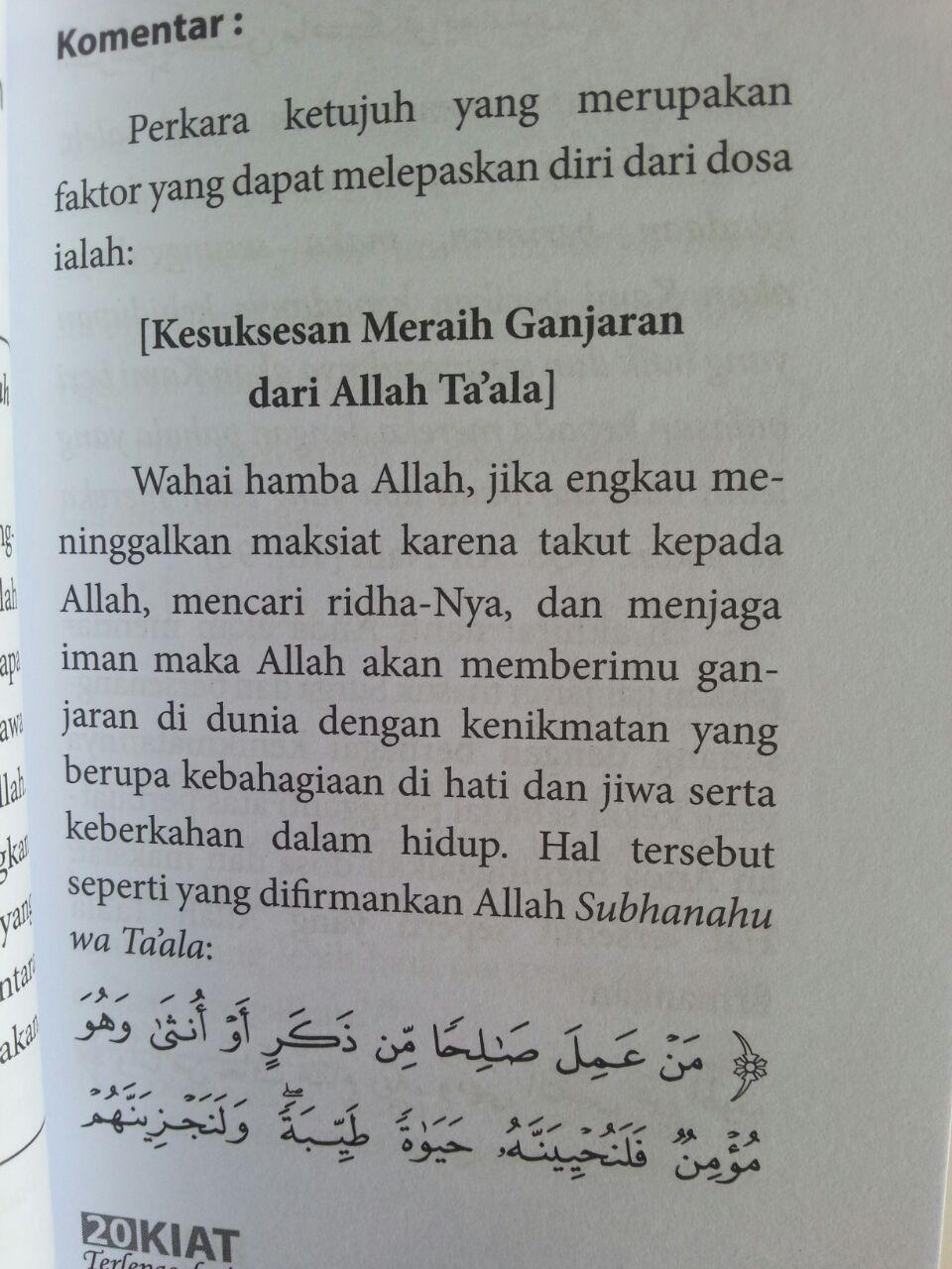 Buku Saku 20 Kiat Terlepas Dari Dosa isi 3