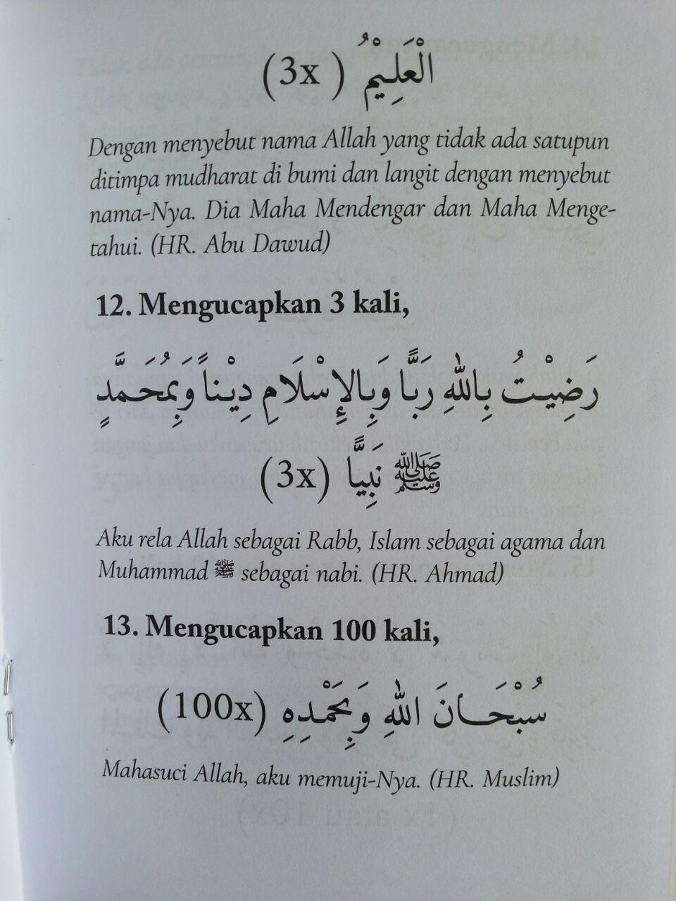 Buku Saku Zikir Pagi Petang Zikir Sesudah Shalat Fardhu Zikir Tidur isi 3
