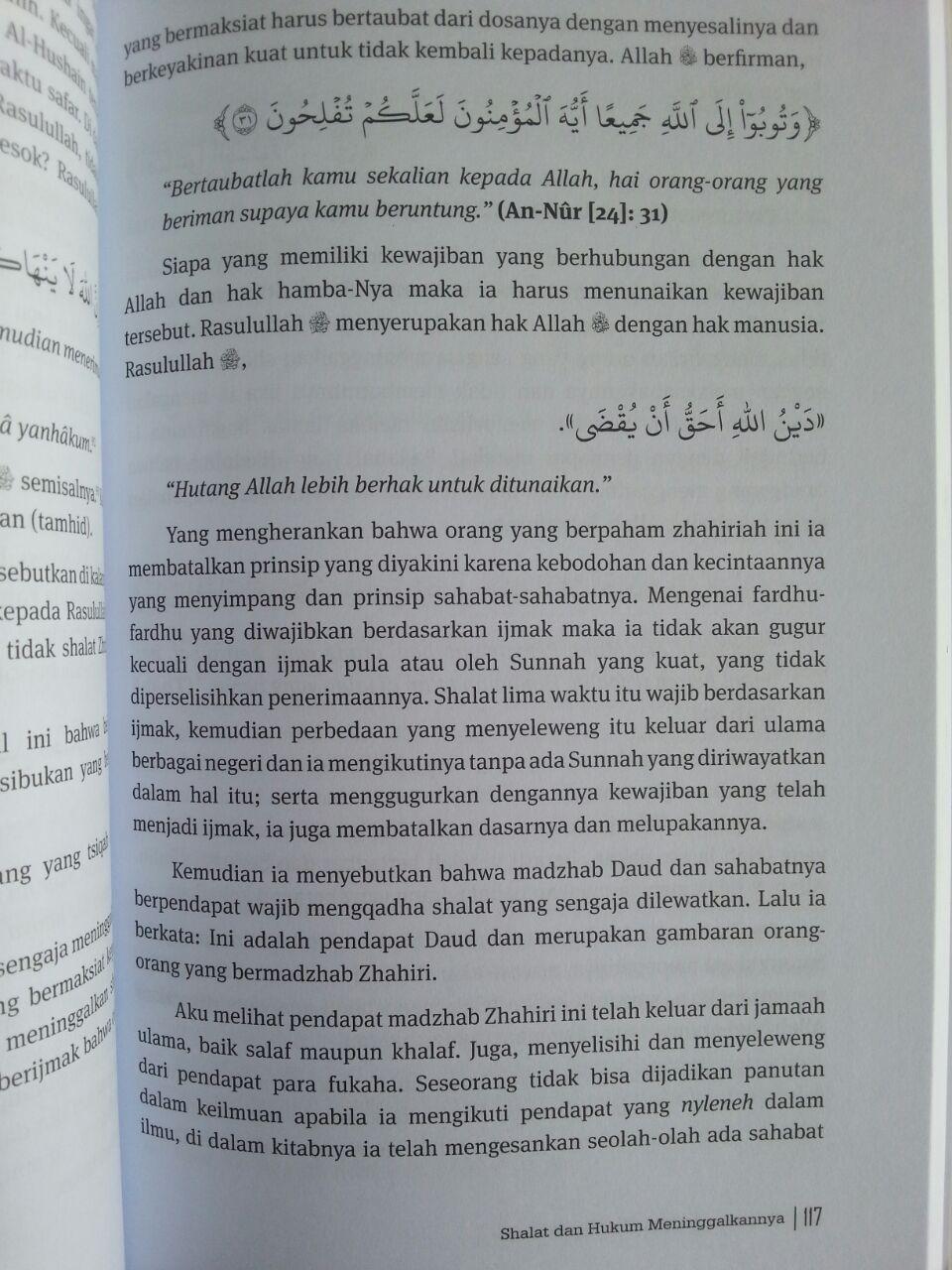 Buku Shalat Dan Hukum Meninggalkannya isi 3