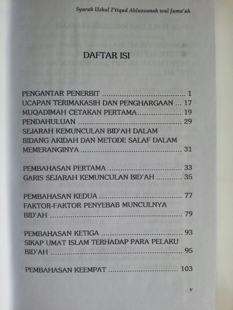 Buku Syarah Ushul I'tiqad Ahlussunnah Wal Jama'ah Set 8 Jilid 1 isi 2