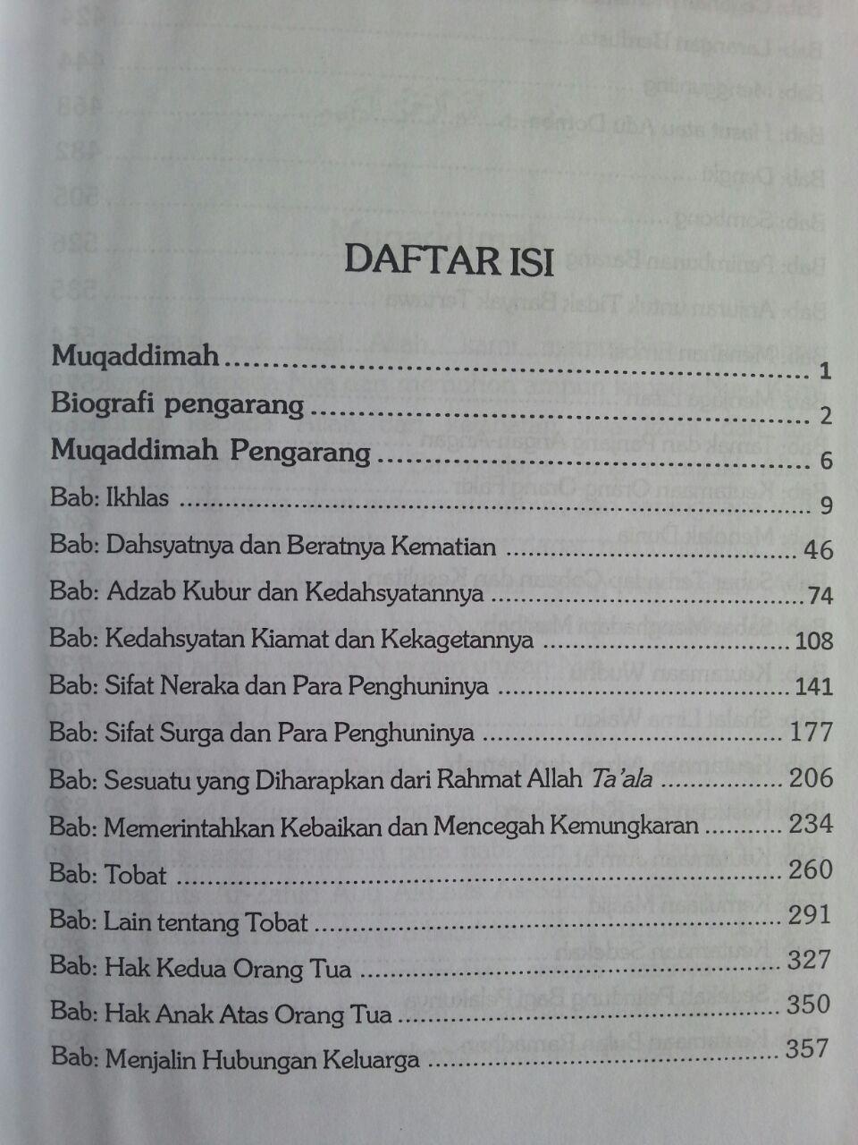 Buku Tanbihul Ghafilin Peringatan Nasihat Bagi Orang Lalai 1 isi 2