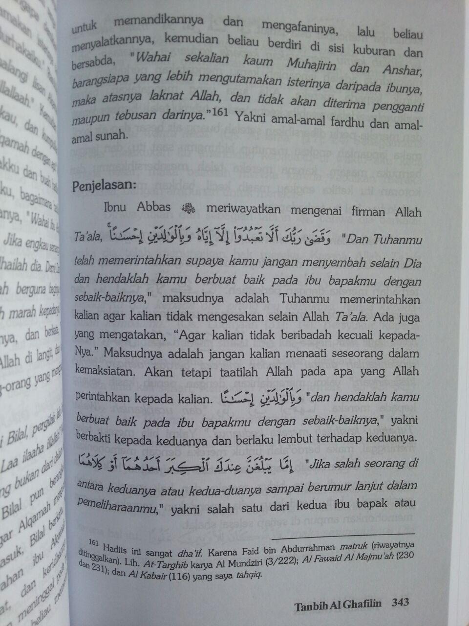 Buku Tanbihul Ghafilin Peringatan Nasihat Bagi Orang Lalai 1 isi 3