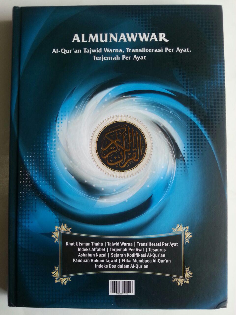 Al-Qur'an Almunawwar Tajwid Warna Transliterasi Terjemah Perayat A5 cover