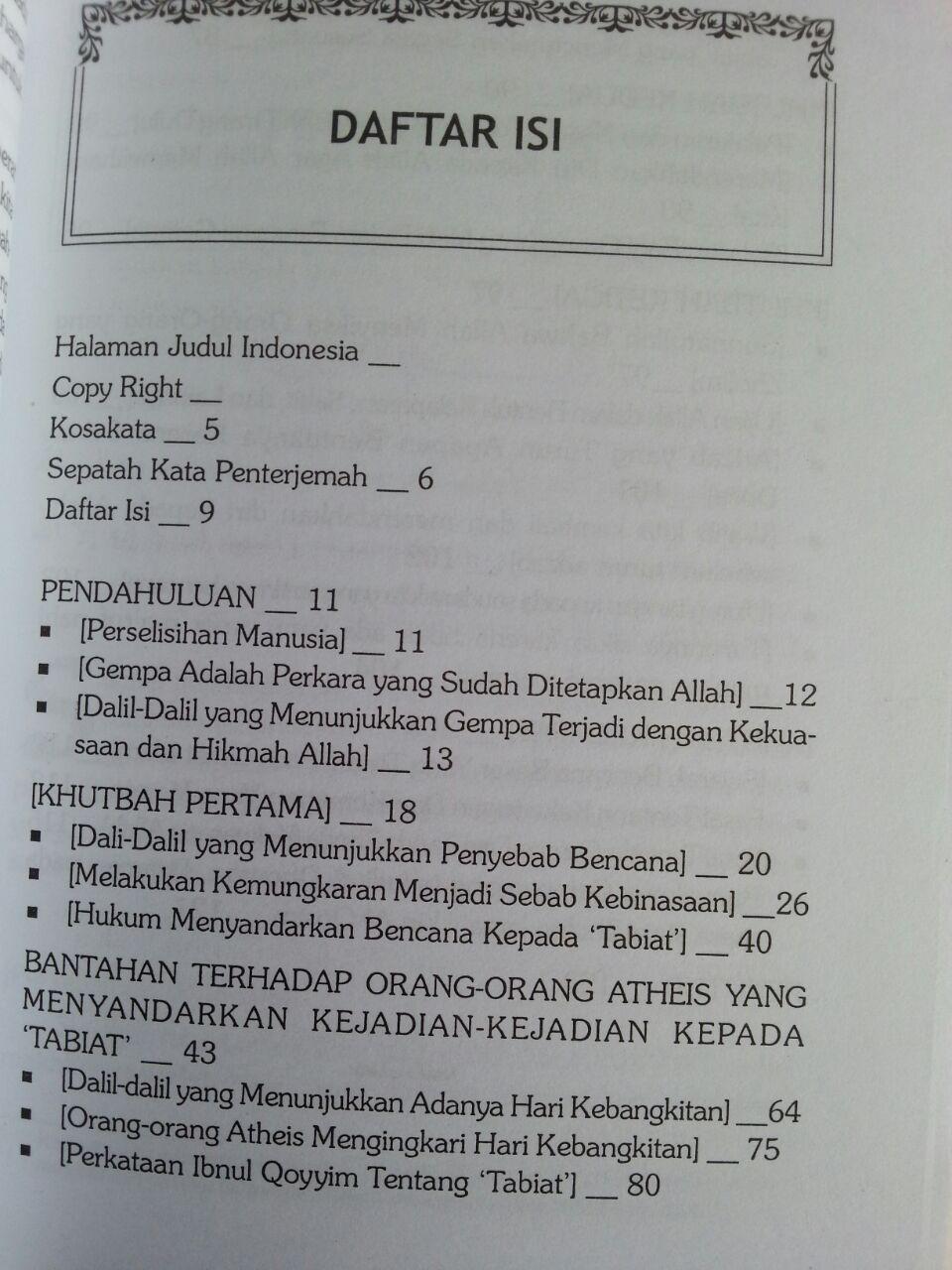 Buku Ada Apa Dengan Gempa Bumi Sebuah Nasehat Peringatan isi 2