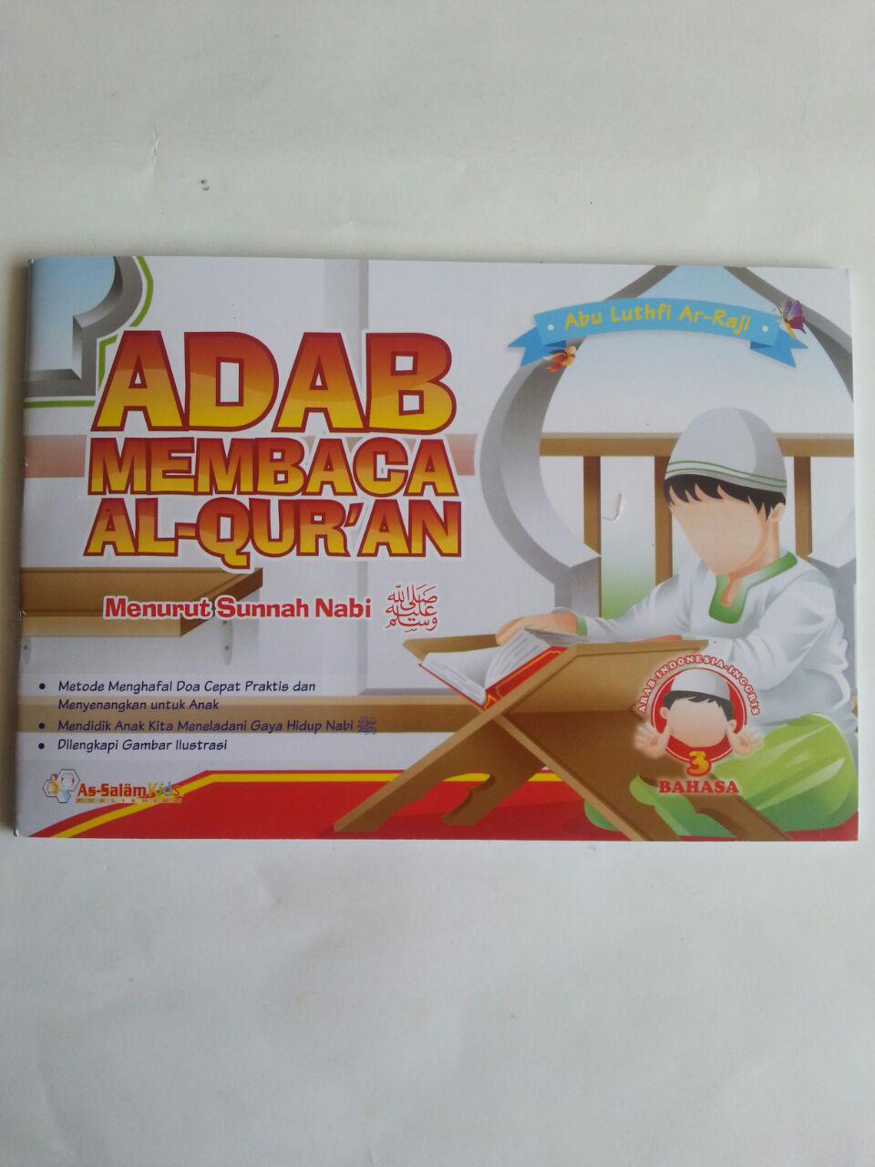 Buku Anak Adab Membaca Al-Qur'an menurut Sunnah Nabi cover 2