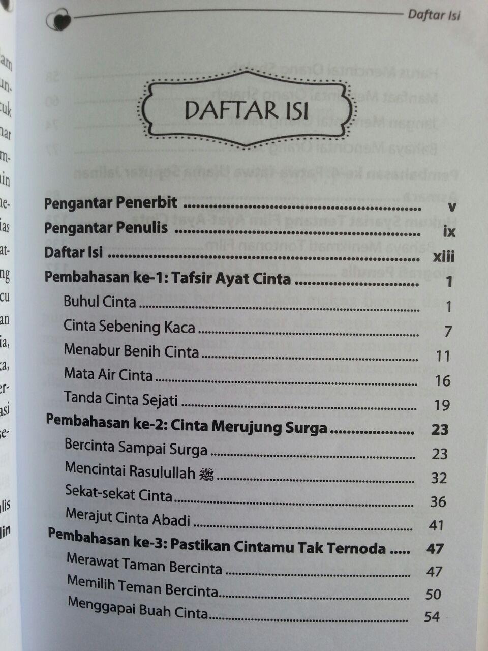 Buku Api Cinta Untuk Meraih Mahabbatullah isi