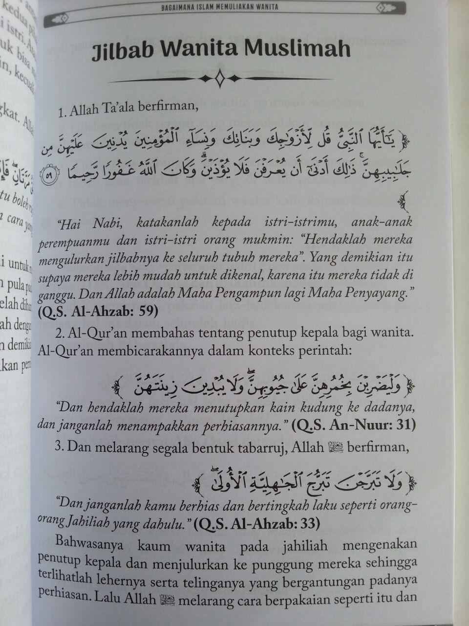 Buku Bagaimana Islam Memuliakan Wanita isi 3