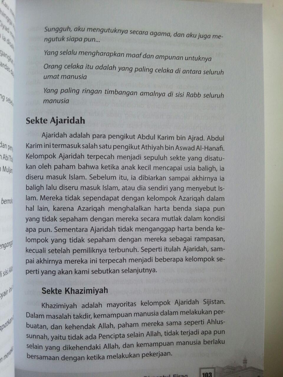 Buku Dirasatul Firaq Kupas Tuntas Sekte-Sekte Klasik Dalam islam isi 3