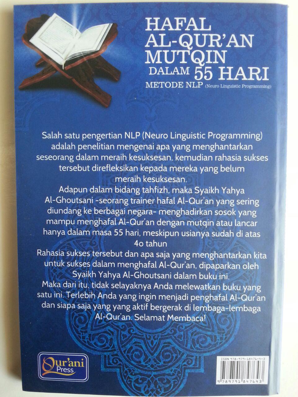 Buku Hafal Al-Qur'an Mutqin Dalam 55 Hari Metode LNP cover