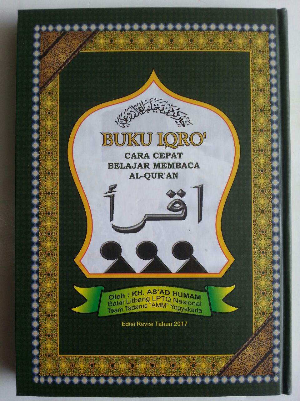 Buku Iqro Cara Cepat Belajar Membaca Al-Quran 2 Warna Lux Hard Cover cover 2