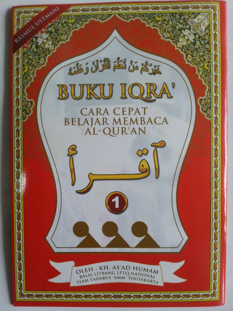 Buku Iqro Cara Cepat Belajar Membaca Qur’an Rasmul Utsmani A5 Set cover