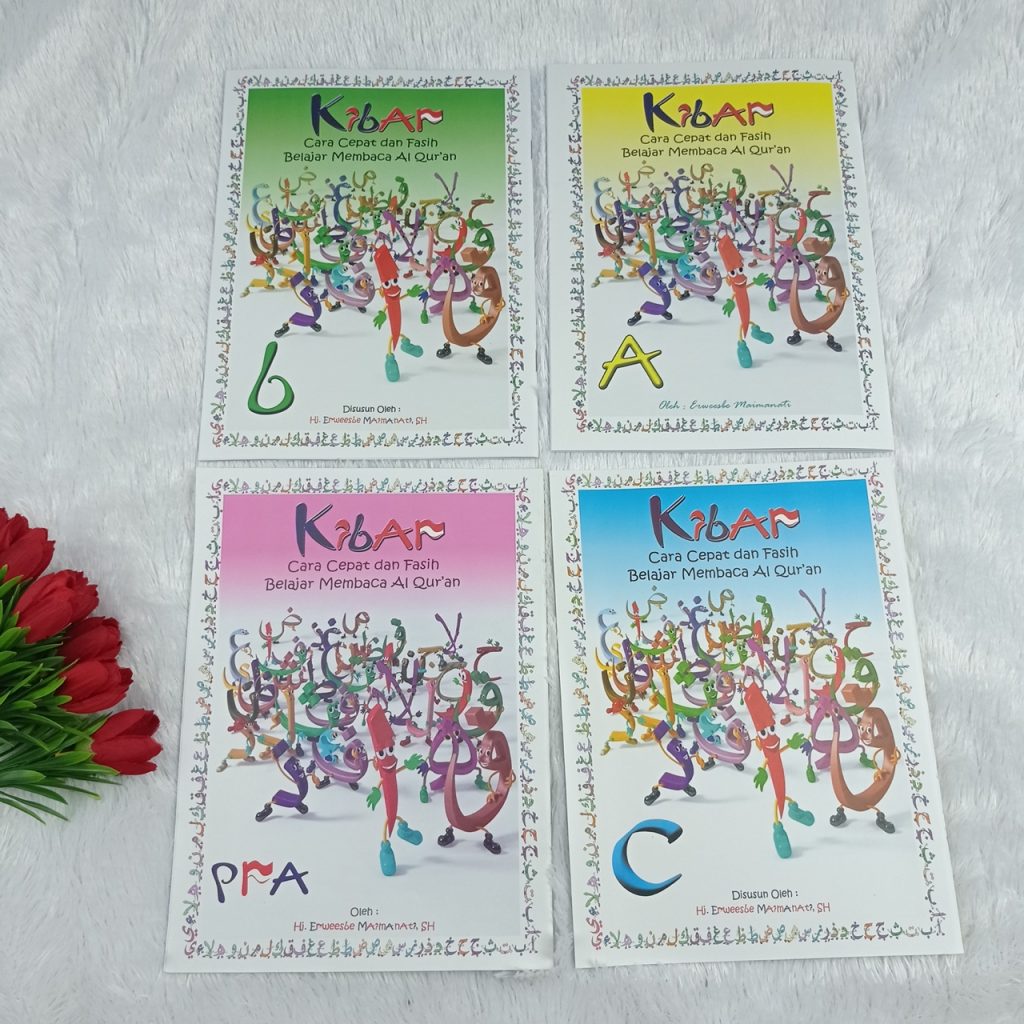 Buku Kibar Cara Cepat Dan Fasih Belajar Membaca Al-Qur'an Full Colour B5 Set