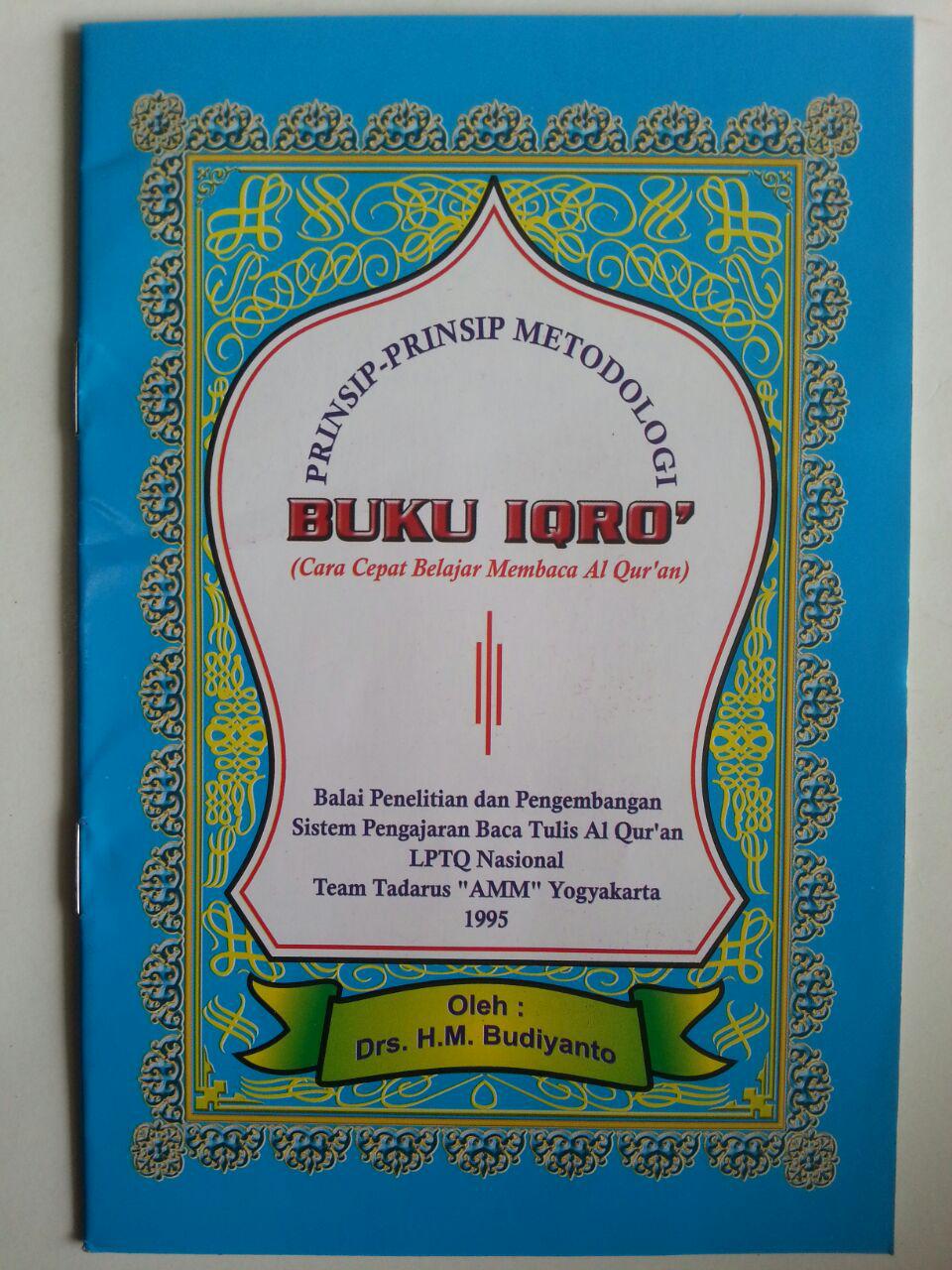 Buku Prinsip-Prinsip Metodologi Buku Iqro Cara Cepat Belajar Membaca Al-Quran cover