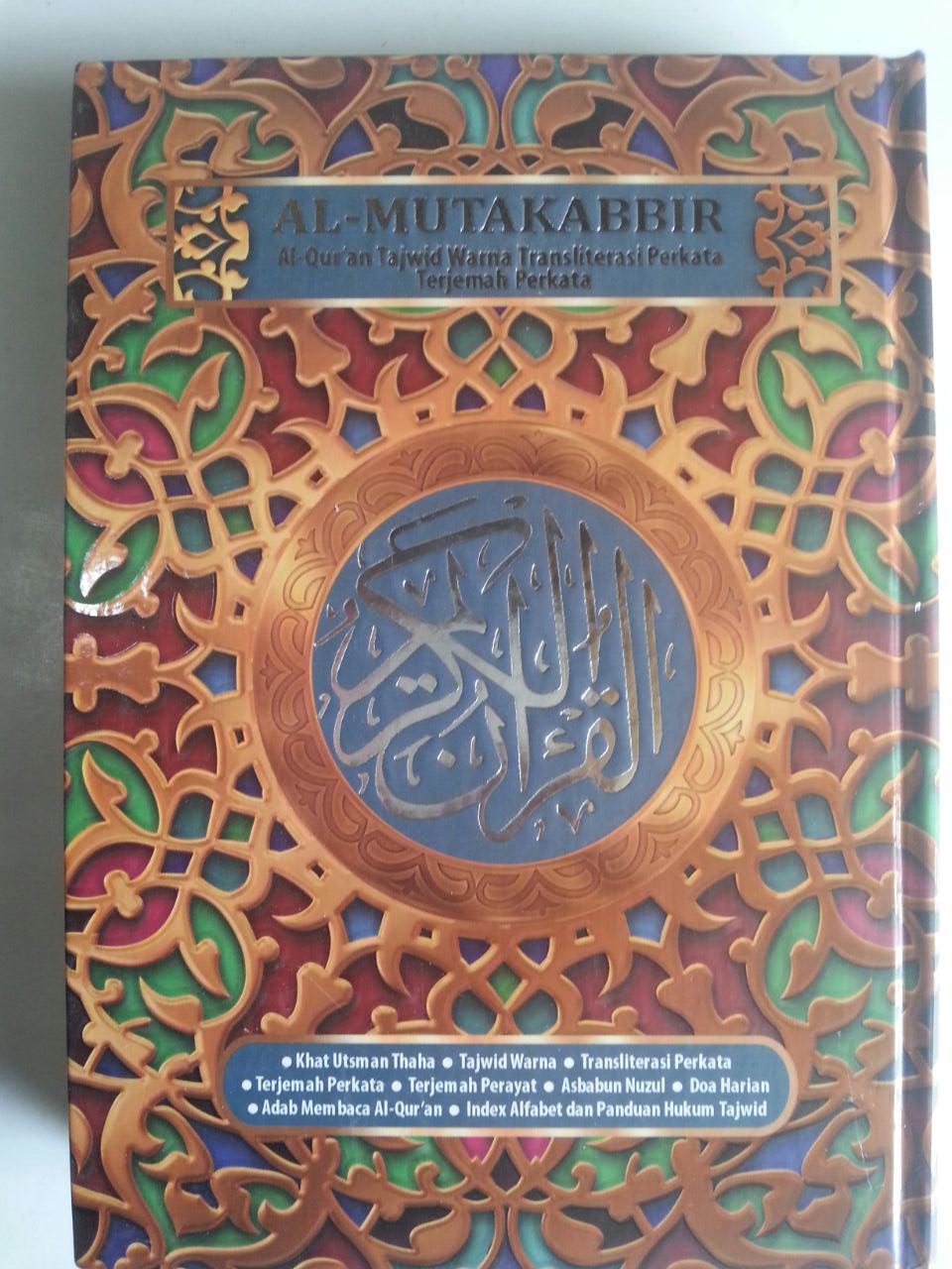 Al-Qur'an Tajwid Warna Transliterasi Terjemah Perkata Al-Mutakabbir A5 cover