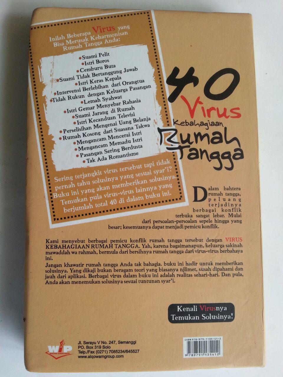 Buku 40 Virus Kebahagiaan Rumah Tangga Solusi Mengatasi Penoda cover