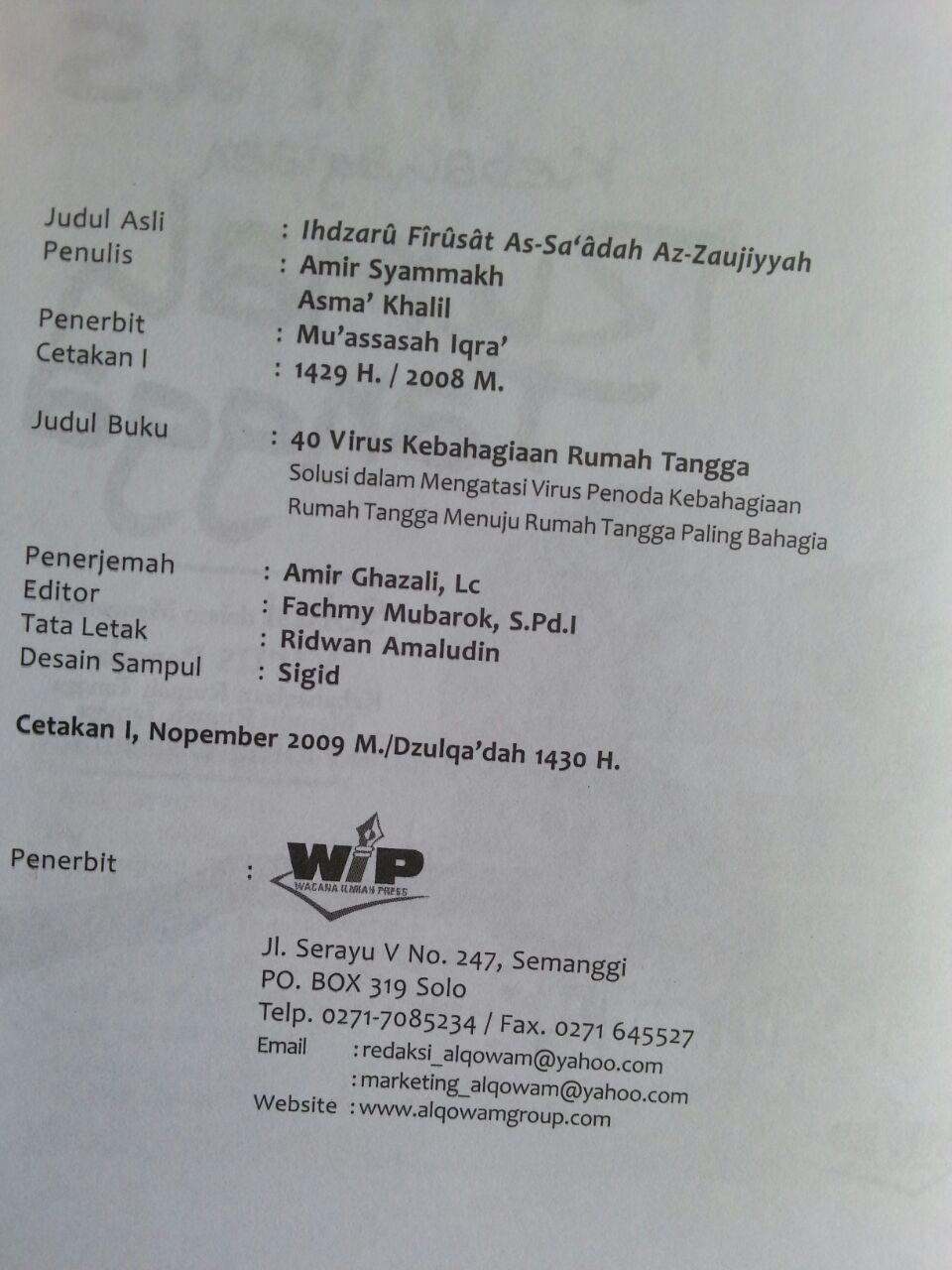 Buku 40 Virus Kebahagiaan Rumah Tangga Solusi Mengatasi Penoda isi 2