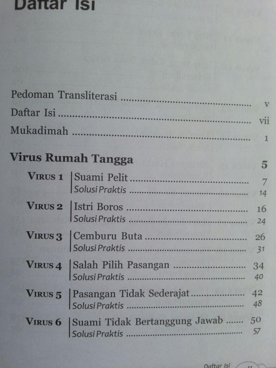 Buku 40 Virus Kebahagiaan Rumah Tangga Solusi Mengatasi Penoda isi