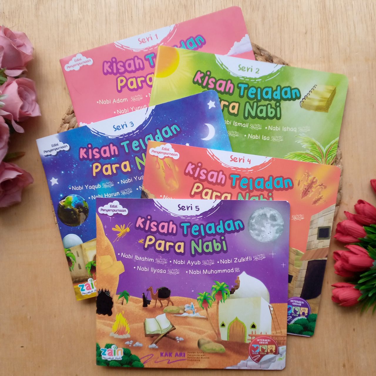 Buku Anak Kisah Teladan Para Nabi 1 Set 5 Jilid