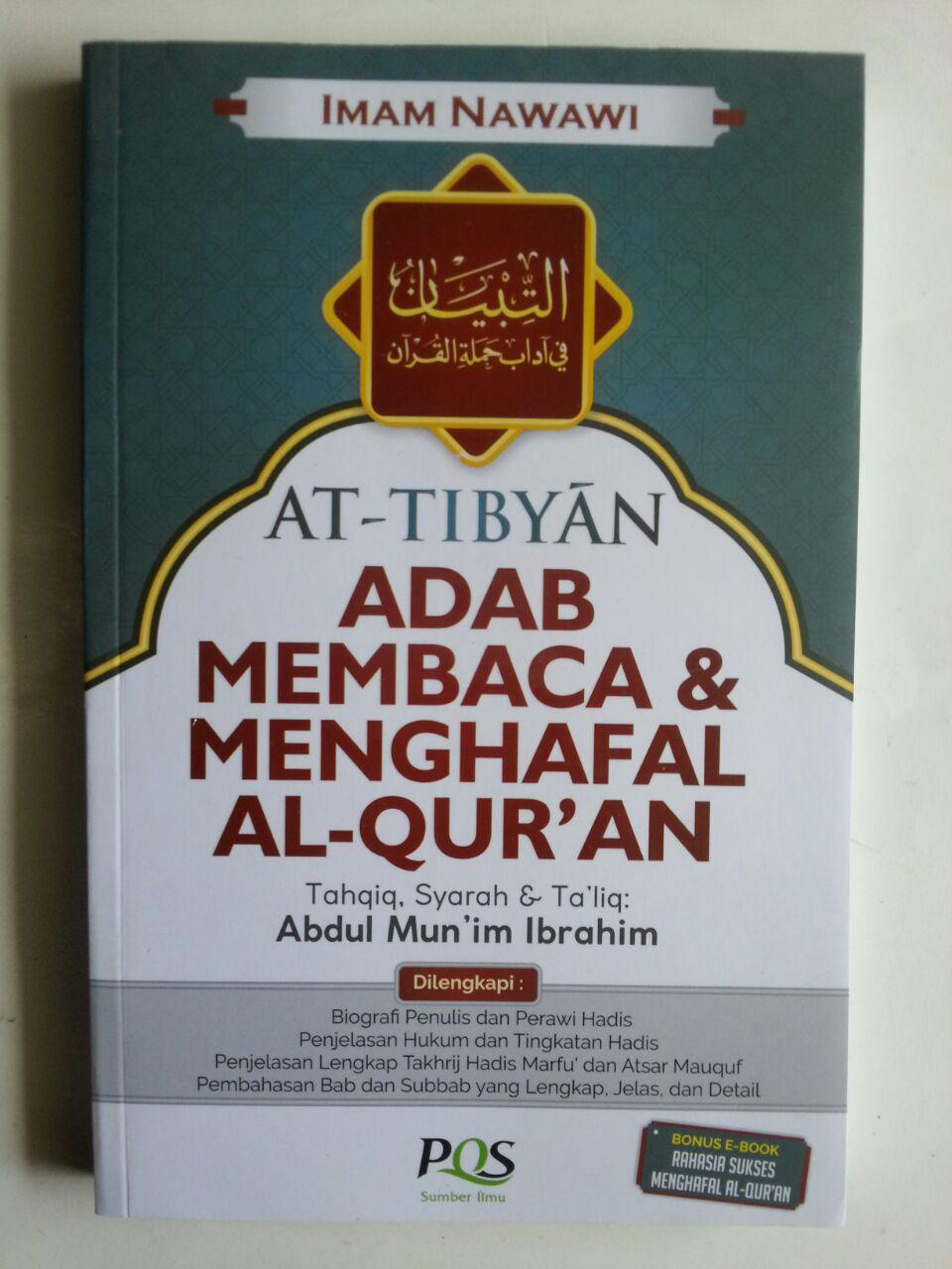 Buku At-Tibyan Adab Membaca Dan Menghafal Al-Qur'an cover 2