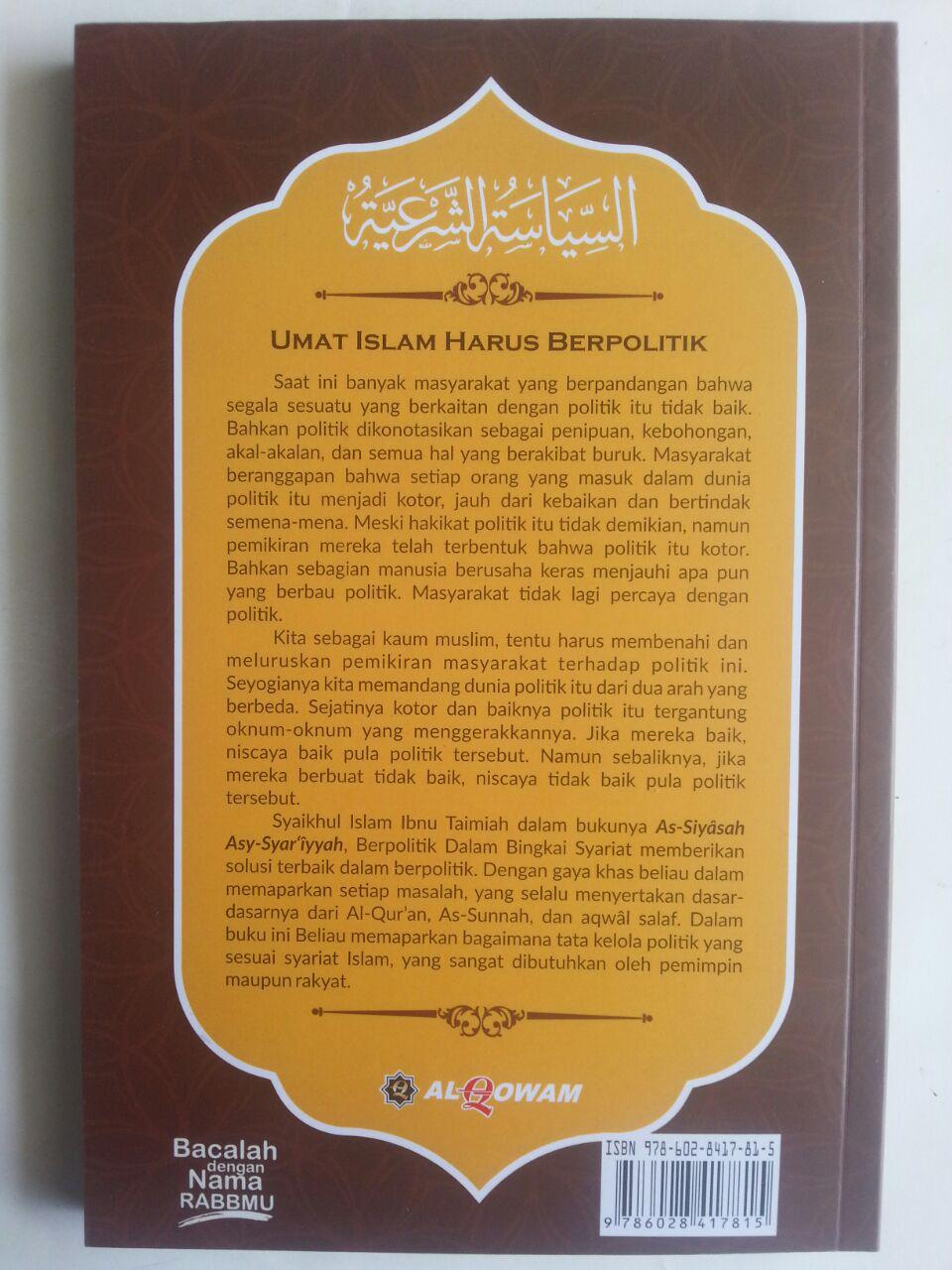 Buku Berpolitik Dalam Bingkai Syariat cover