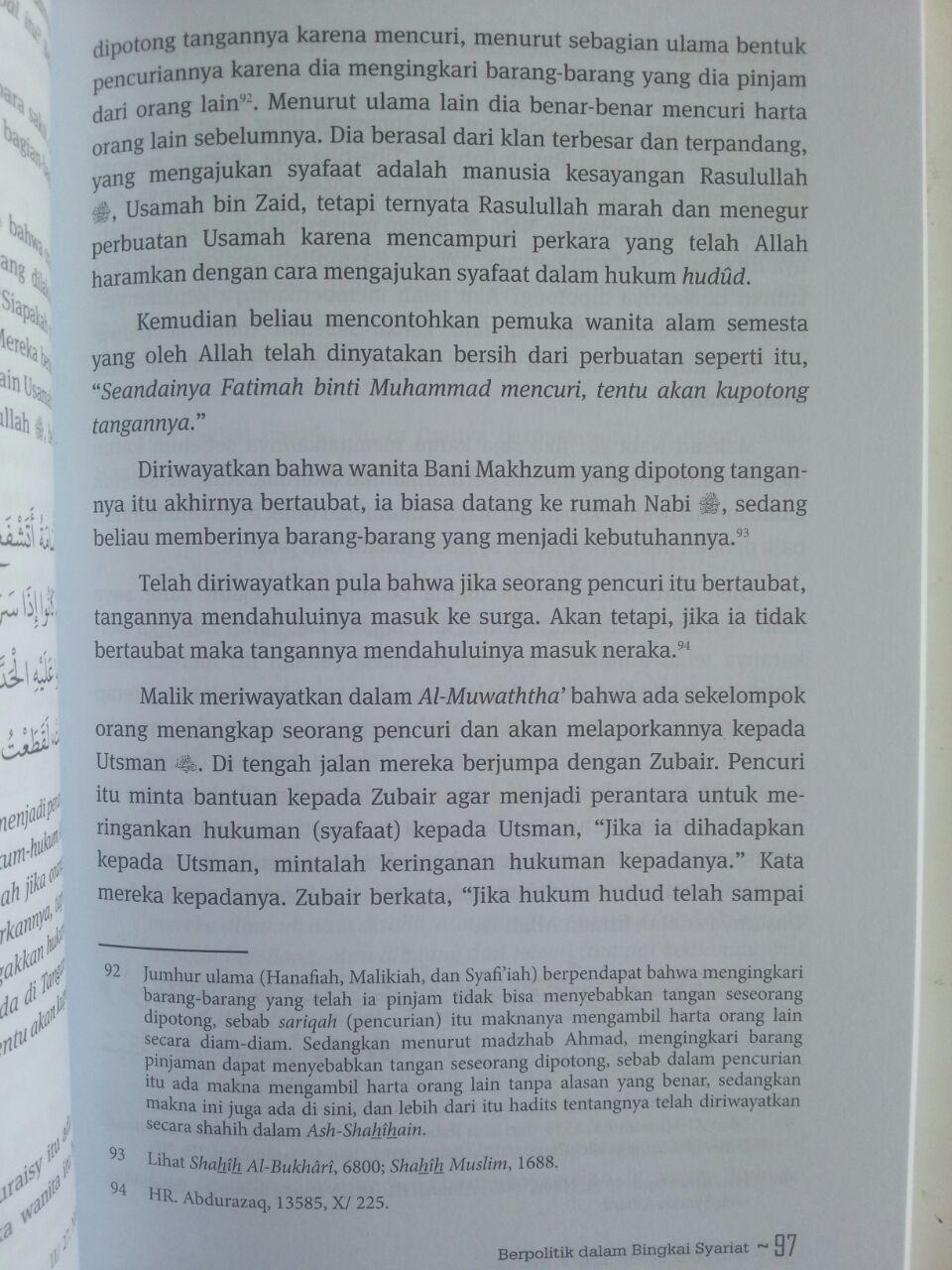 Buku Berpolitik Dalam Bingkai Syariat isi 3