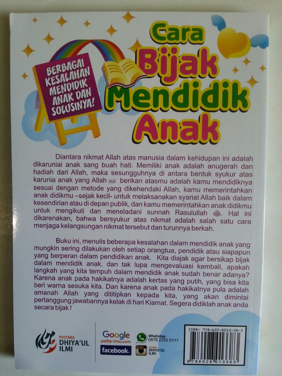 Buku Cara Bijak Mendidik Anak Berbagai Kesalahan Dan Solusi cover