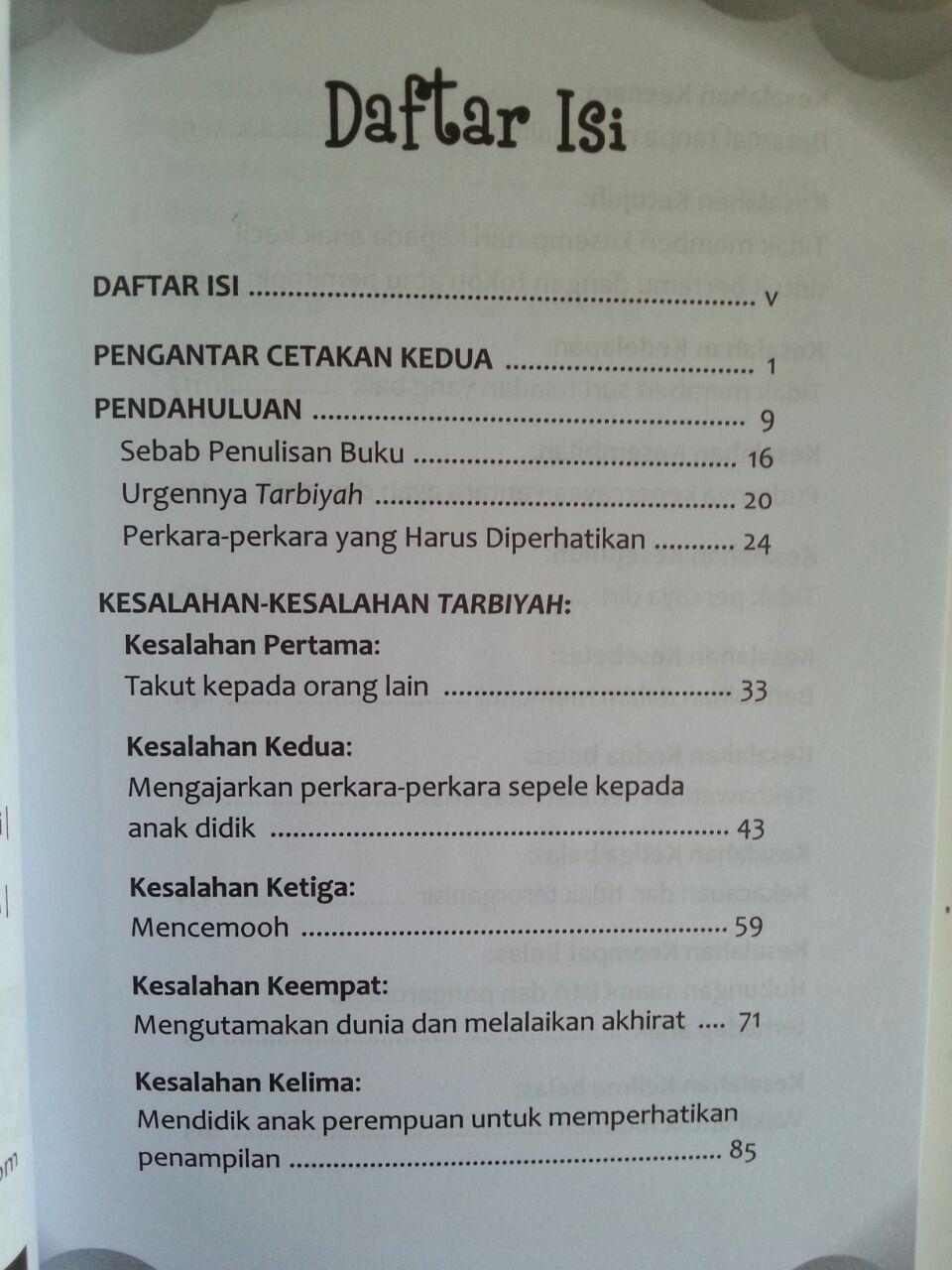 Buku Cara Bijak Mendidik Anak Berbagai Kesalahan Dan Solusi isi 2