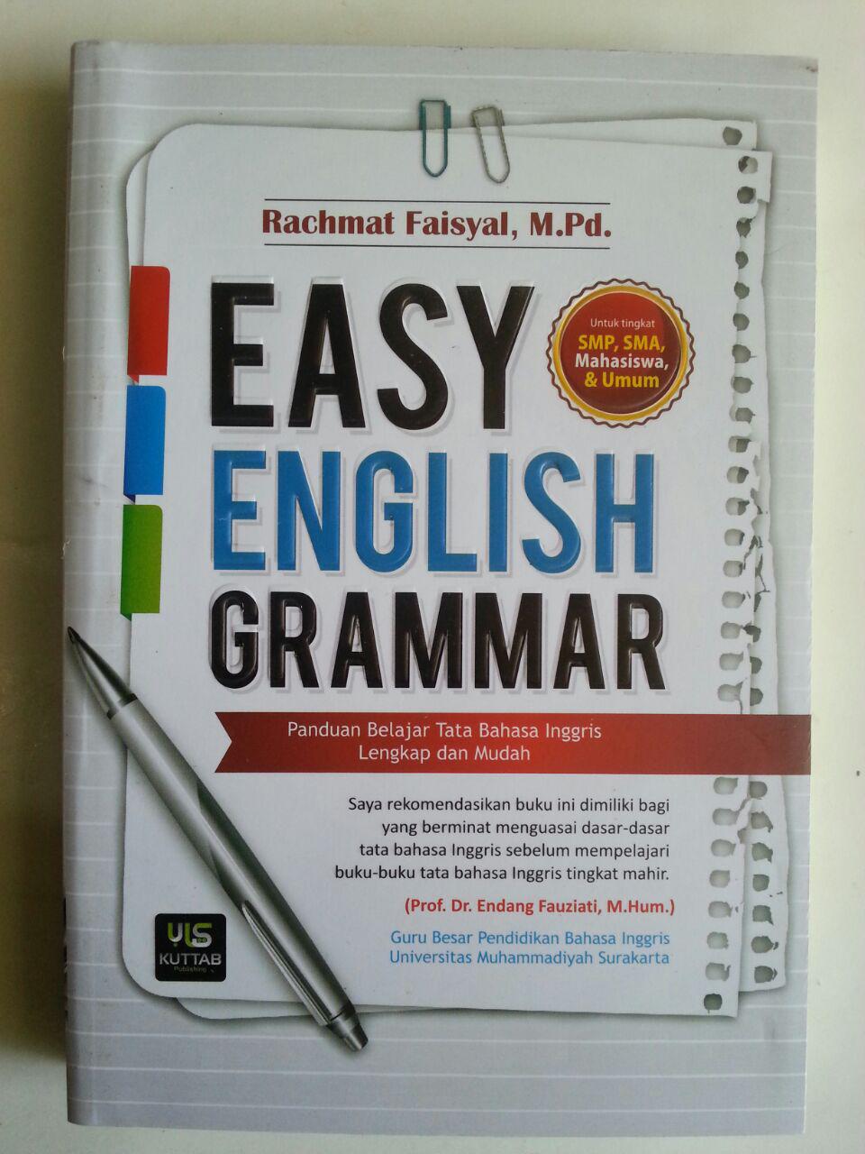 Buku Easy English Grammar Panduan Belajar Tata Bahasa Inggris cover 2