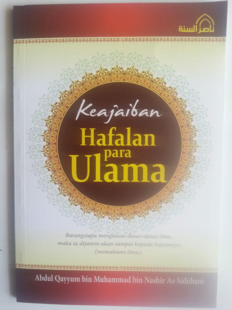 Buku Keajaiban Hafalan Para Ulama cover 2