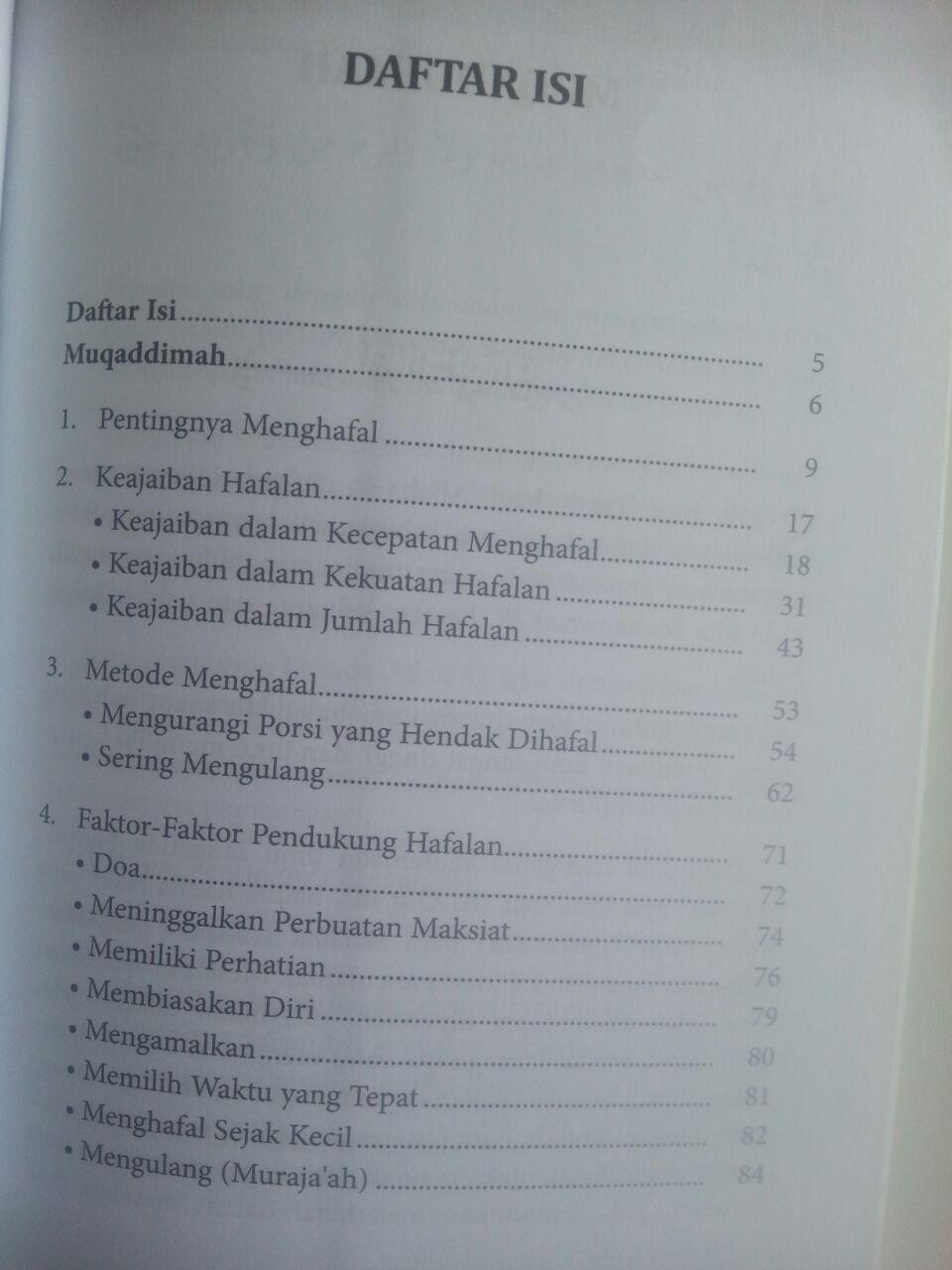 Buku Keajaiban Hafalan Para Ulama isi 2
