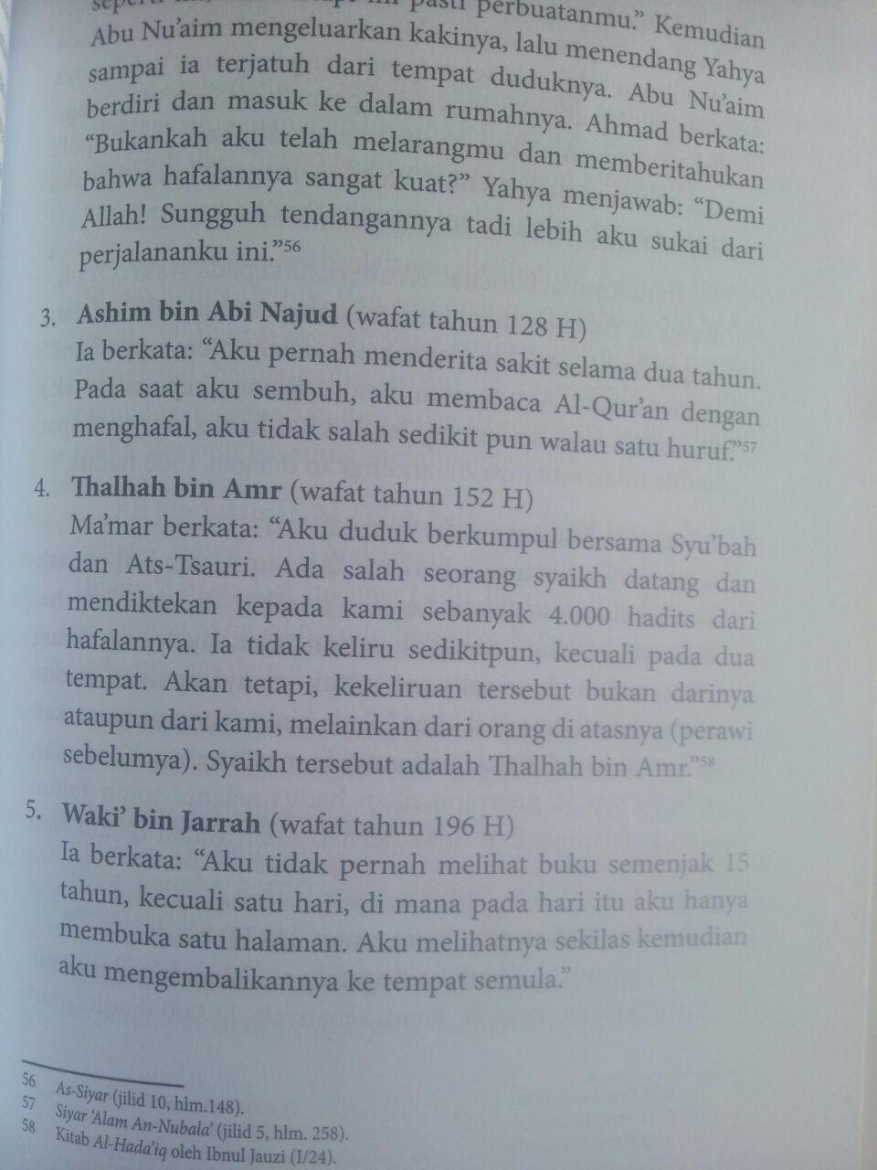 Buku Keajaiban Hafalan Para Ulama isi 3