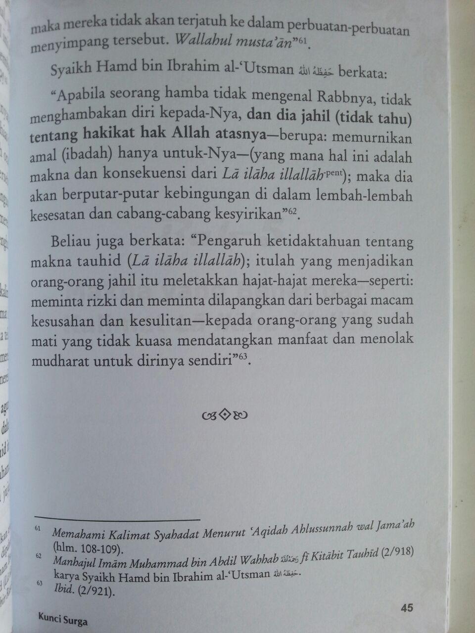 Buku Kunci Surga Laa Ilaaha Illallaah isi 3