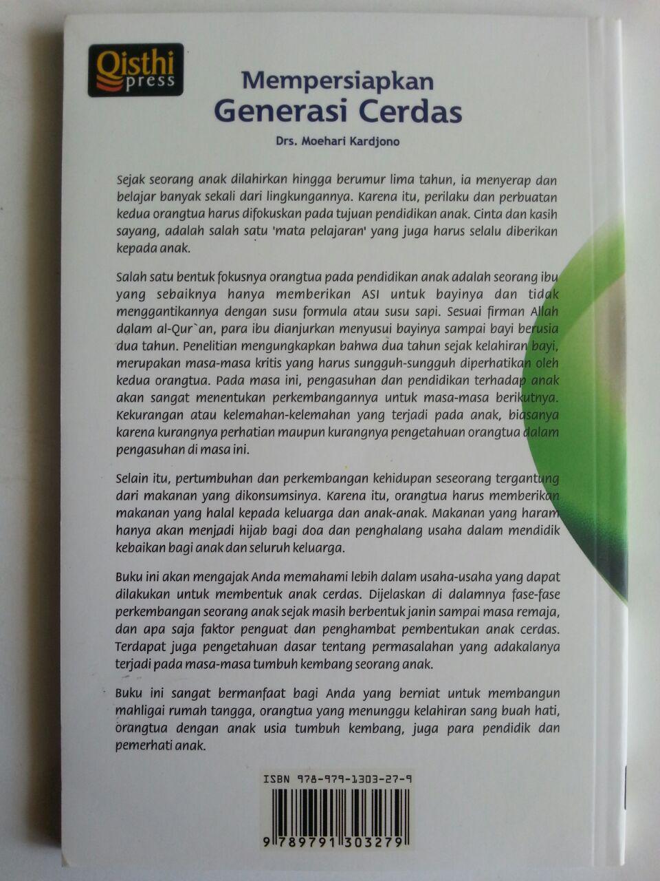 Buku Mempersiapkan Gererasi Cerdas Tuntunan Mendidik Anak cover