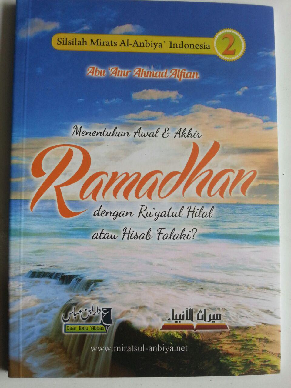 Buku Menentukan Awal Dan Akhir Ramadhan Dengan Ru'yatul Atau Hisab cover 2