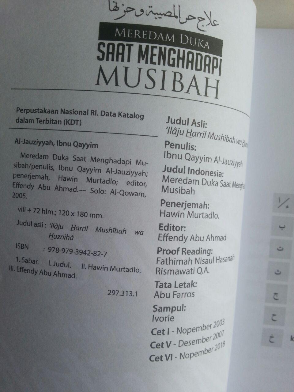 Buku Meredam Duka Saat Menghadapi Musibah isi 2