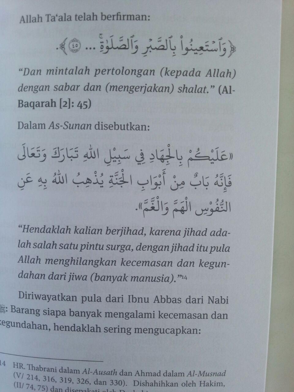 Buku Meredam Duka Saat Menghadapi Musibah isi