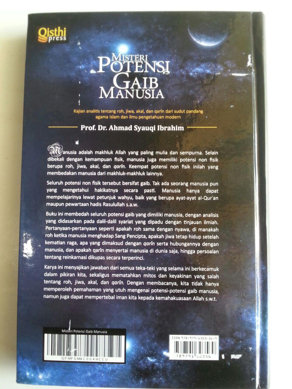 Buku Misteri Potensi Gaib Manusia Kajian Analitis Roh Jiwa Akal cover