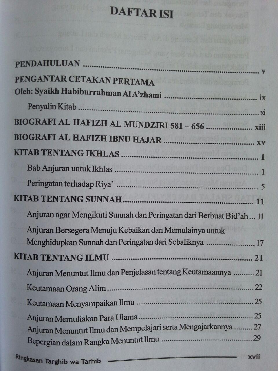 Buku Ringkasan Targhib Wa Tarhib isi 3
