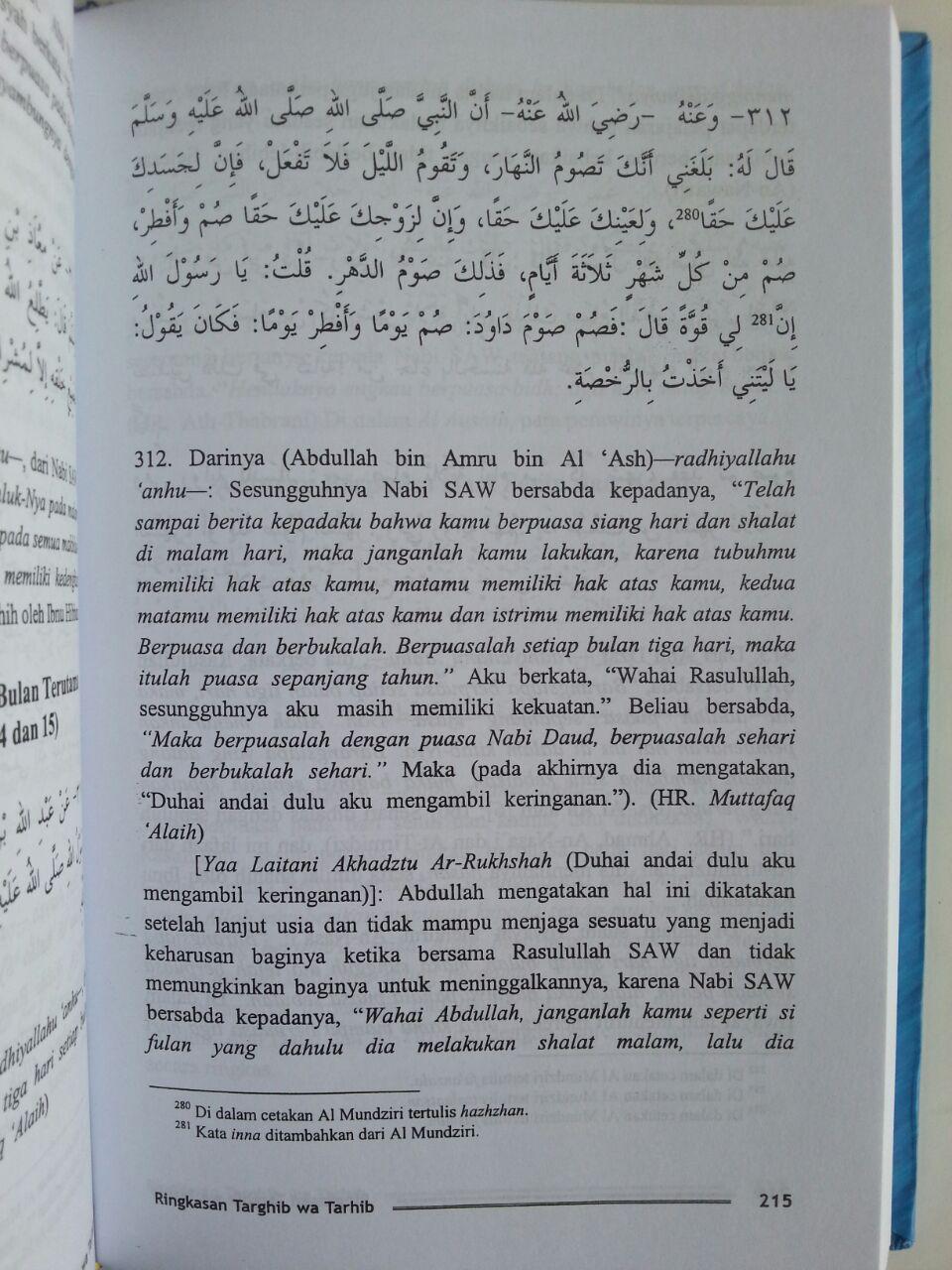 Buku Ringkasan Targhib Wa Tarhib isi