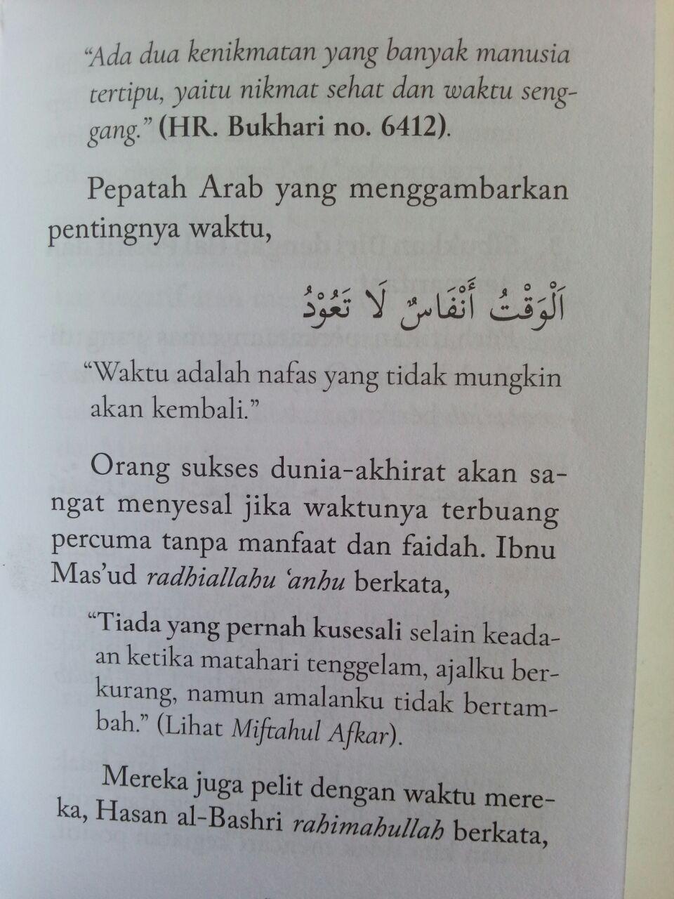 Buku Saku Manajemen Waktu Belajar Agama Bagi Pelajar Mahasiswa Pekerja isi 3