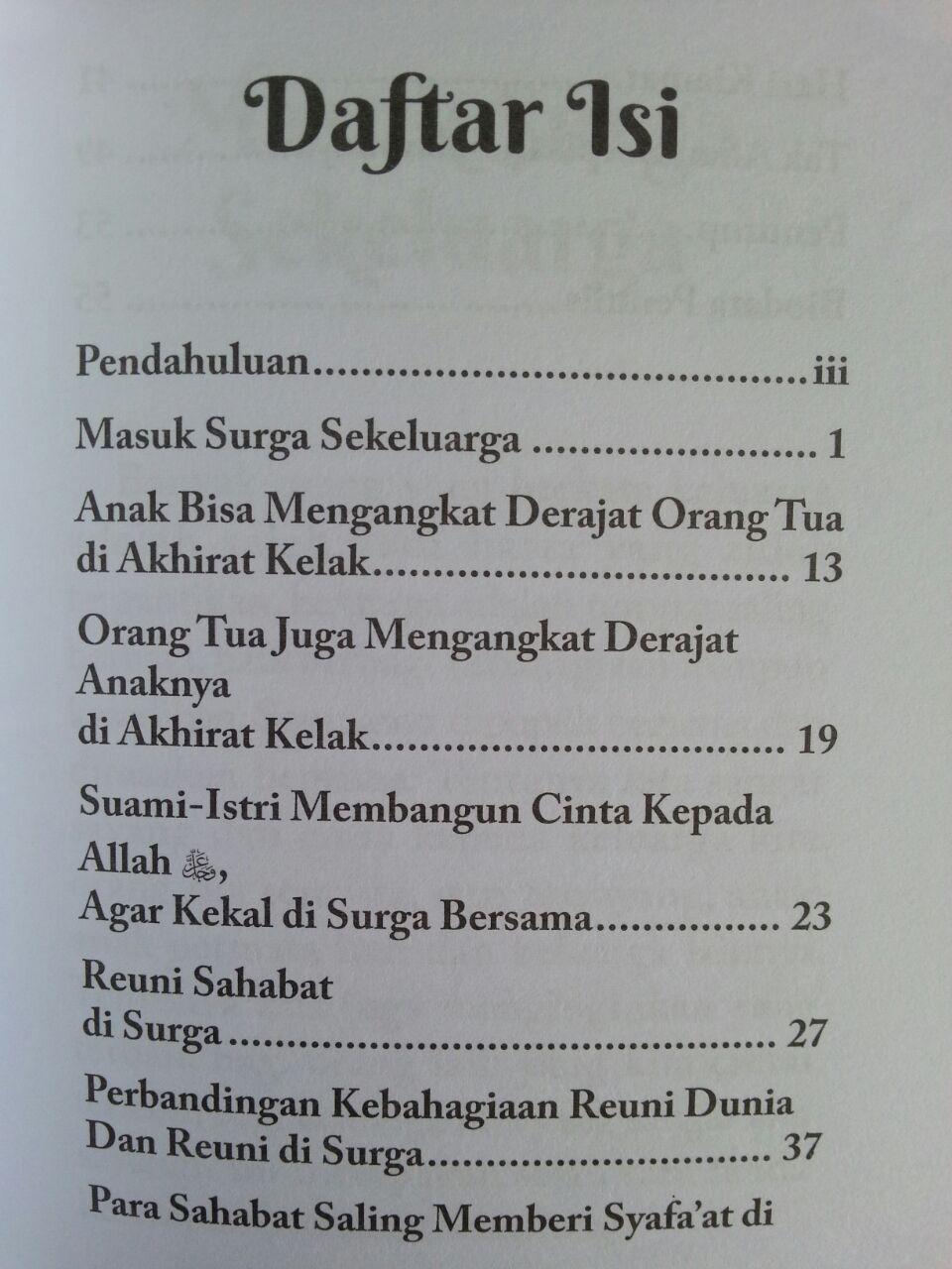 Buku Saku Masuk Surga Sekeluarga Reuni Sahabat Di Surga isi 2